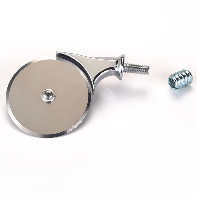 Pizza Cutter Turning Kit - Chrome - Size:2-1/2"